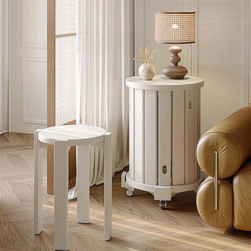 实木叠放带轮板凳家用客厅带轮木凳现代叠叠乐,住宅家具,万向轮凳,淘宝优惠券,粉丝福利购,淘宝优惠卷