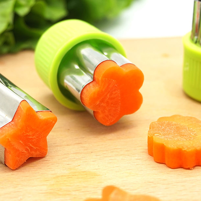 0不锈钢蝴蝶面模具宝宝辅食家用压花水果切花器卡通果蔬面食磨