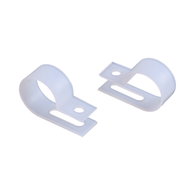 R型线夹8.R型电线缆定位理线卡螺钉塑料夹线环扣电线收集卡扣