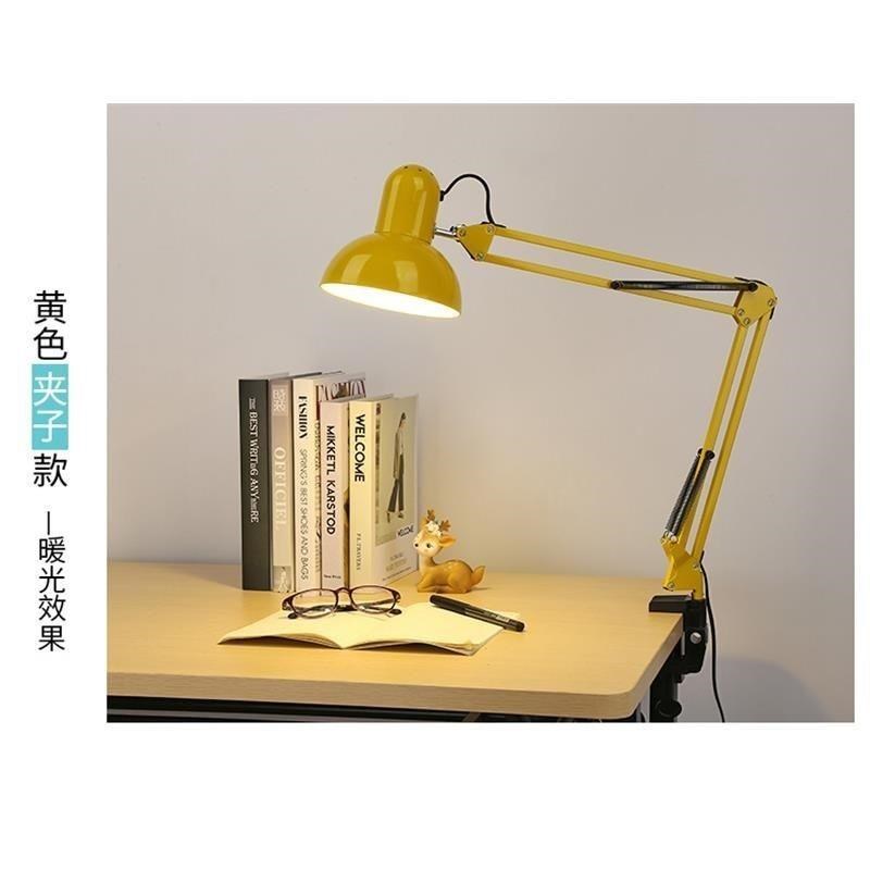 护眼台灯LED长臂折叠夹子床头学习工作美甲美睫维修绘画纹身拍摄