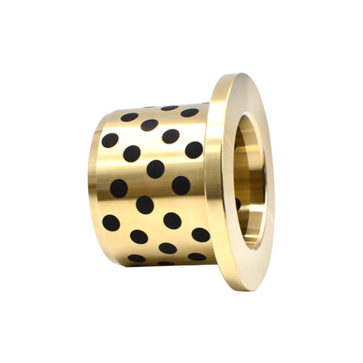 JF  法兰自润滑轴承卷边石墨铜 肩型无油衬