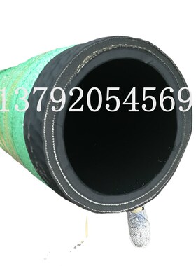DN200mdm219mm250mm300mm抽水吸排水橡胶管 黑色钢丝骨架胶管
