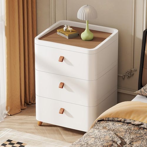 日式塑料床头柜木顶加深衣物收纳柜子抽屉式玩具置物柜多层五斗柜