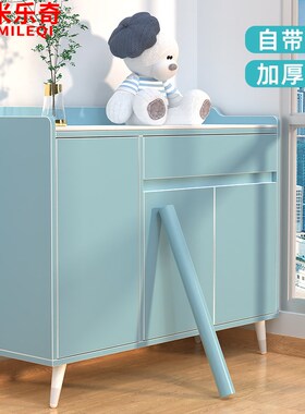 加厚自粘墙纸纯h白色家具翻新贴纸装饰防水桌面贴橱柜衣柜门遮丑