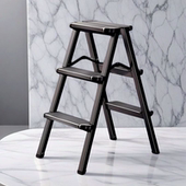 稳意家用梯子铝合金人字梯加厚可折叠梯多功能梯凳可折叠室内便携