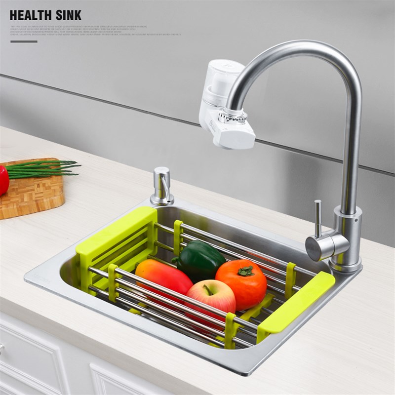 0不锈钢洗菜盆水槽单槽 小号迷你小户型洗手盆 吧台阳台上台下