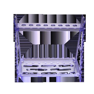 塑料移液管架 梯形两用* 刻度吸管架 塑料胖肚移液管架子