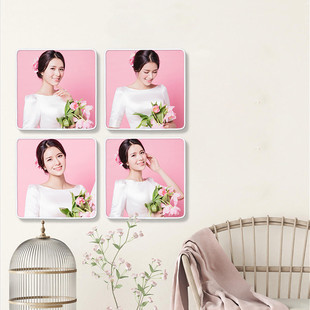 相框挂墙影楼婚纱照片墙九宫格相框创意照片做成相框定制