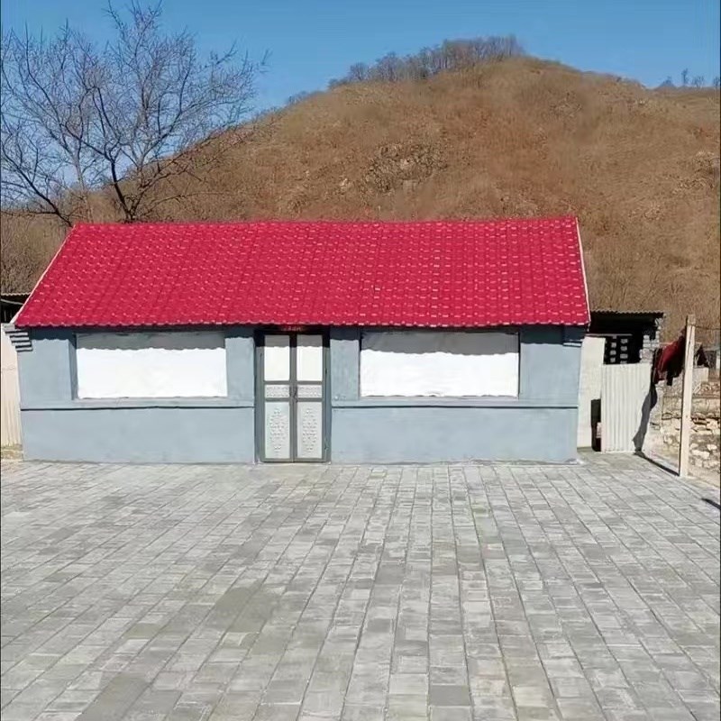 S长条树脂瓦防水合成一体新款做屋顶雨棚仿真建筑复古加厚