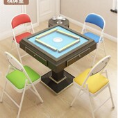 婚庆礼堂椅耐用宿舍培训椅活动麻将椅铁艺加厚便捷式 靠背椅 时尚