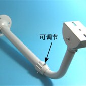 型伸缩支架铝合金材质加长壁装 支架弯头伸缩支架伸缩