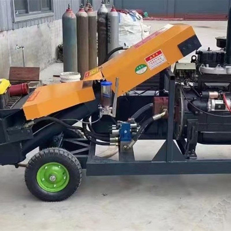 小型缸柴油机动力混凝土输送泵105地泵混泥上料机二次结构泵