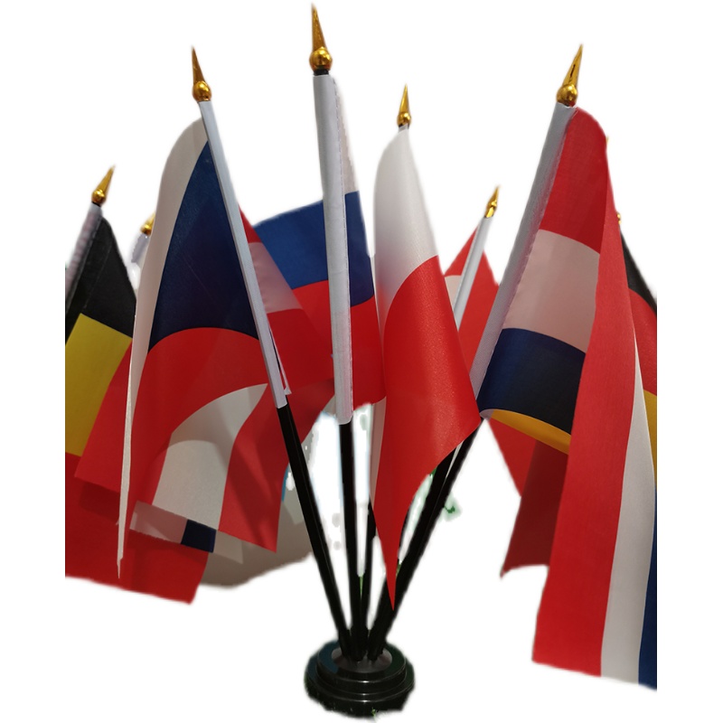 22欧洲杯桌面2国手摇旗彩旗装饰旗2强酒吧酒店吧台气氛