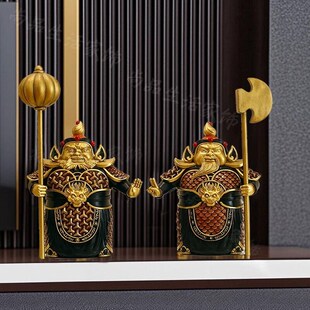 门神树脂半手工门厅玄关桌面家居客厅办公室装饰业礼品