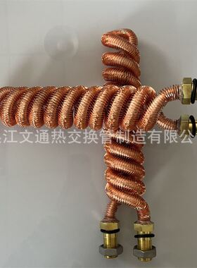 齿轮箱翅片管盘管换热器 减速机翅片管盘管冷却器 真空泵散热器