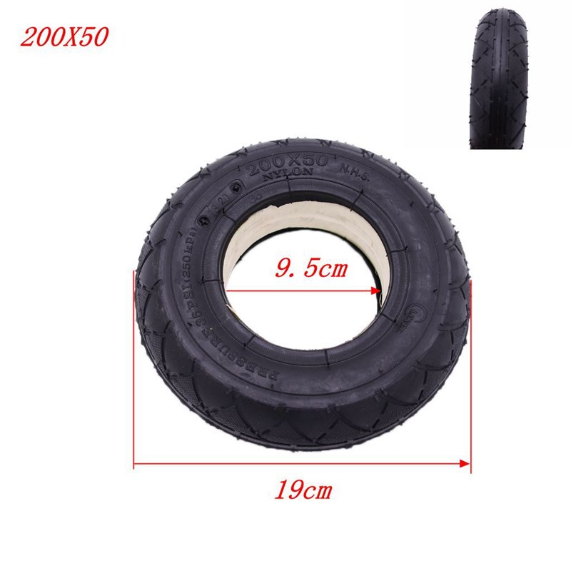 电动滑板车200X50实心轮胎 PU填充橡胶轮胎