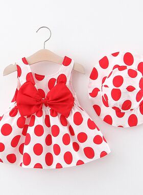 婴儿衣服公主裙0一1岁吊带2夏季3韩版4小童6女宝宝7套装8个月洋气