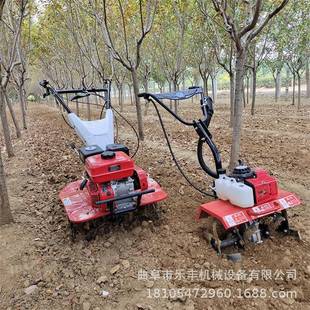 轻巧灵活手扶多功能旋耕机家用小型微耕机丘陵地果园开沟机