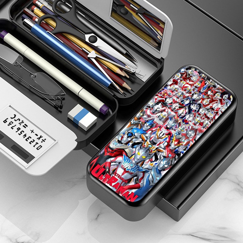 合集文具盒男孩小学生多功能笔袋大容量儿童铅笔盒网红创意