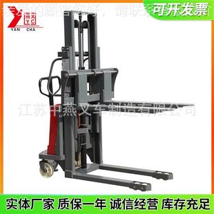 现搬货半车电动堆高1吨吨液压托2411盘堆垛车升降装 卸叉车半电动