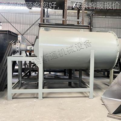 RST09D卧式滚筒双腻沙螺带翻机转搅拌子粉末河混料机碳钢加厚材质