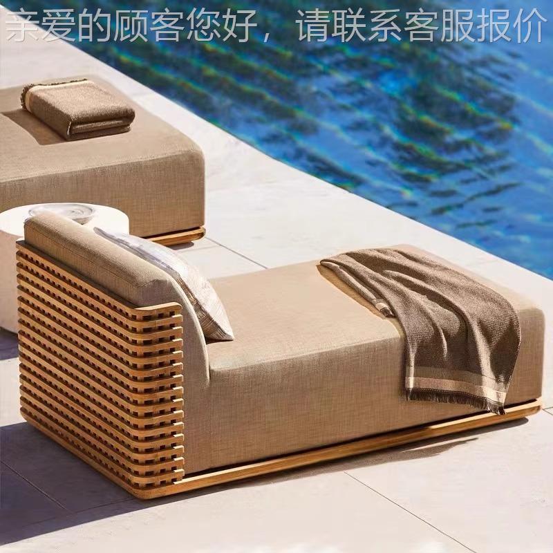 北户外柚合木沙发庭院木别墅度假村全柚户外02沙欧发茶几组防水家