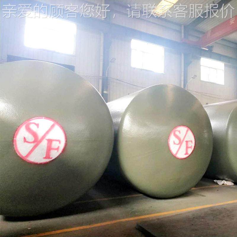 2立方SF双层 地埋式卧罐式储油罐 油加0油站双层KFT-SF双罐生产厂