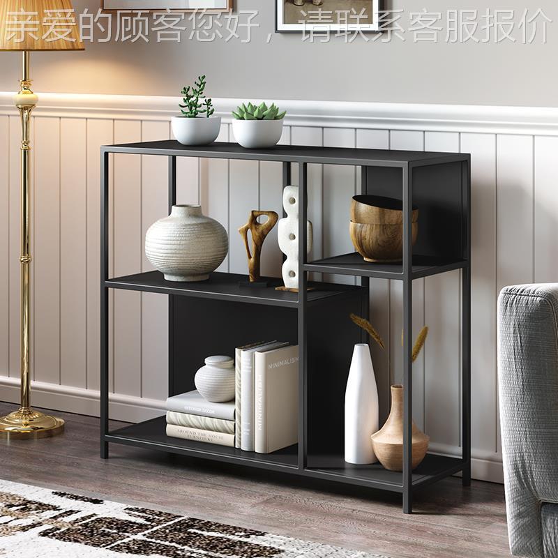 北陈欧铁艺置物架置客物架落地厅家用多层矮架靠墙简约办公室收纳