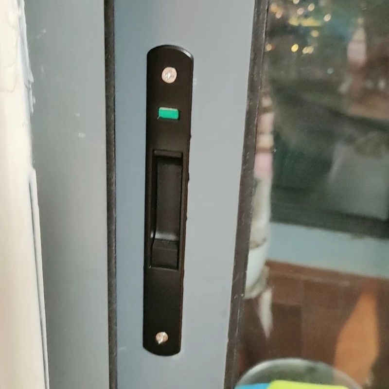 移门塑钢90推拉门窗锁扣门锁单双面不锈钢钩锁铝合金断桥铝锁