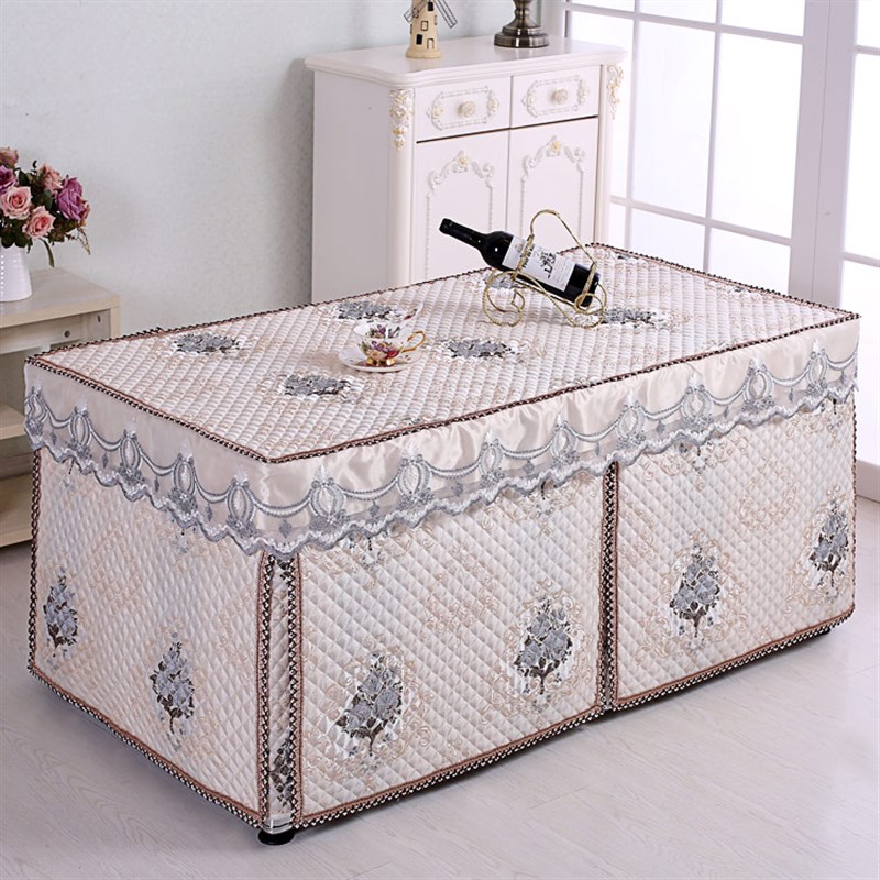 12片电炉罩新款加厚烤火罩套冬季夹棉长方形取暖茶几桌罩电暖炉罩