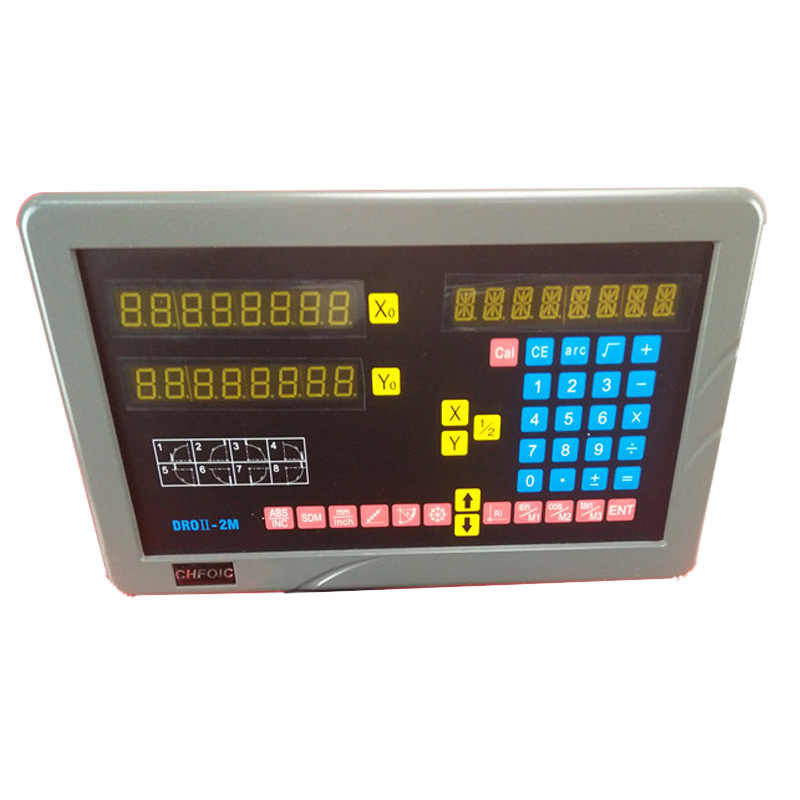 贵阳新天光电JCXE5光栅尺数显表DRO-2M光学显示尺铣床电子尺插头