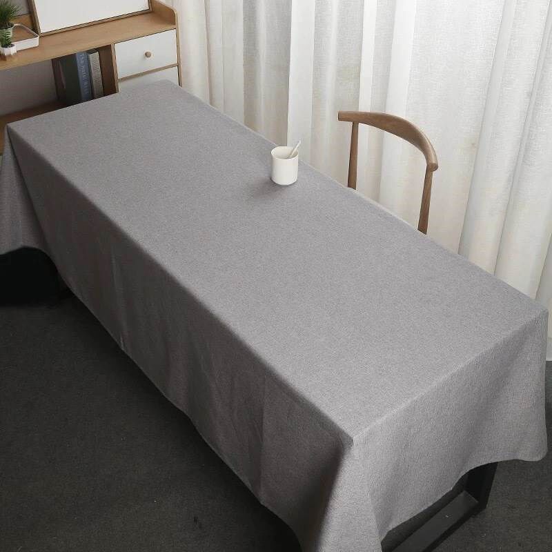 桌布大尺寸会议室桌布白色酒店活动展会长方形餐桌高级感桌布