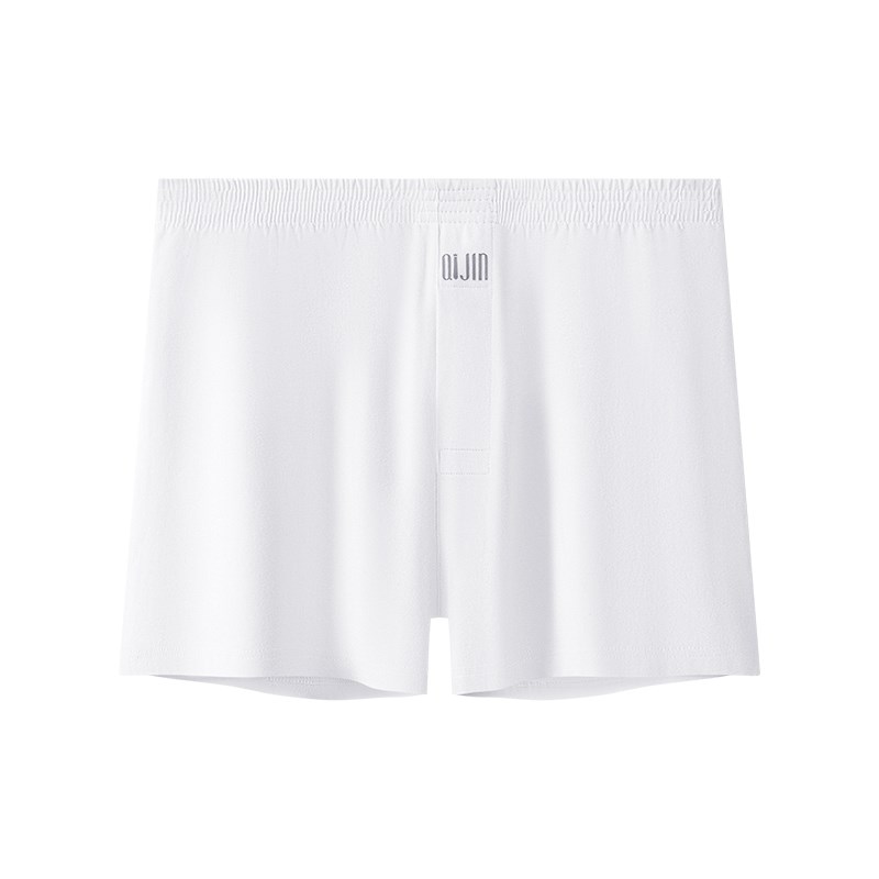 迄今男士内裤男生纯棉四角裤衩阿罗裤宽松透气夏季薄款平角短裤头