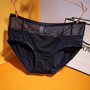【好料子】性感内裤女蕾丝新款2024新款夏季薄款网纱薄款三角裤