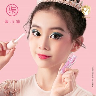 柒小仙儿童啫喱亮片眼影闪片闪粉舞台妆彩妆专用表演出亮晶晶眼妆