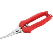 利关不锈钢翘头摘果剪采摘火龙果葡萄稀疏果剪园艺花修枝剪刀工具