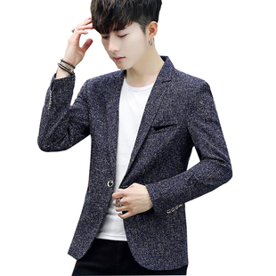 春季外套男士xs号小码休闲单西服160cm矮个子显瘦上衣修身西装155