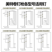 美特卷钉枪气动卷钉枪cn55CN7080B130木托盘包装 箱木工打洋钉器抢