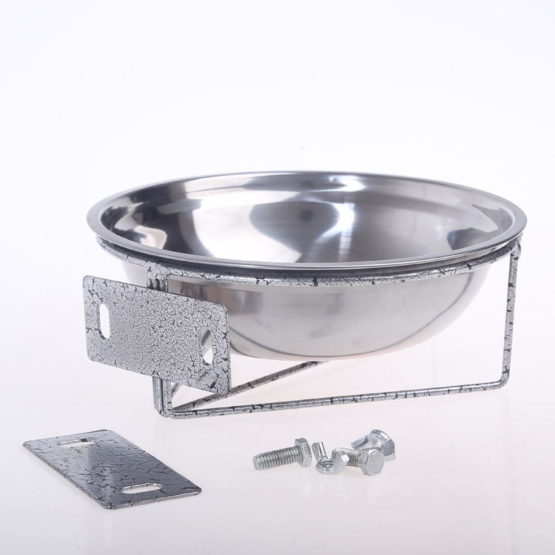 包邮宠物挂碗防打翻不锈钢碗悬挂式狗碗饮水食盆笼固定挂架宠物碗