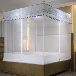 2022年新款蚊帐坐床式家用1.5x1.9m卧室拉链蒙古包儿童防摔2米夏