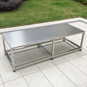 不锈钢防滑板脚踏凳子家用商场医院检查仓库工业踩脚增高步梯架子