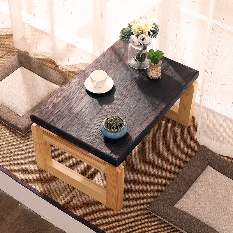 榻榻米桌子飘窗桌折叠窗台小茶桌日式矮桌经阳台塌塌小茶几实木