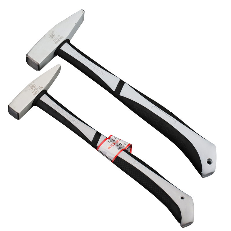 福冈圆头锤钳工锤电工锤迷你小锤子榔头铁锤子纯钢特钢线槽锤垂子