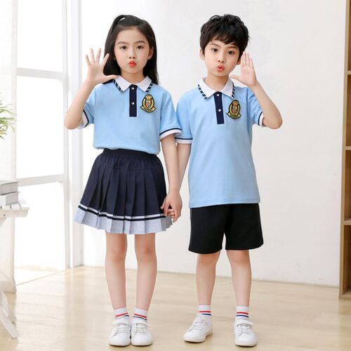 幼儿园园服夏装校服套装小学生英伦风儿童班服夏季六一演出服装