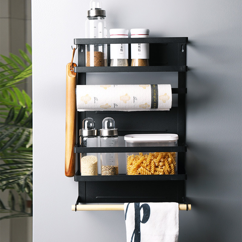 冰箱置物架侧面收纳架子侧壁挂架布挂架多层磁吸防尘在厨房上方的,厨房/烹饪用具,厨房置物架/置物柜/角架,淘宝优惠券,粉丝福利购,淘宝优惠卷