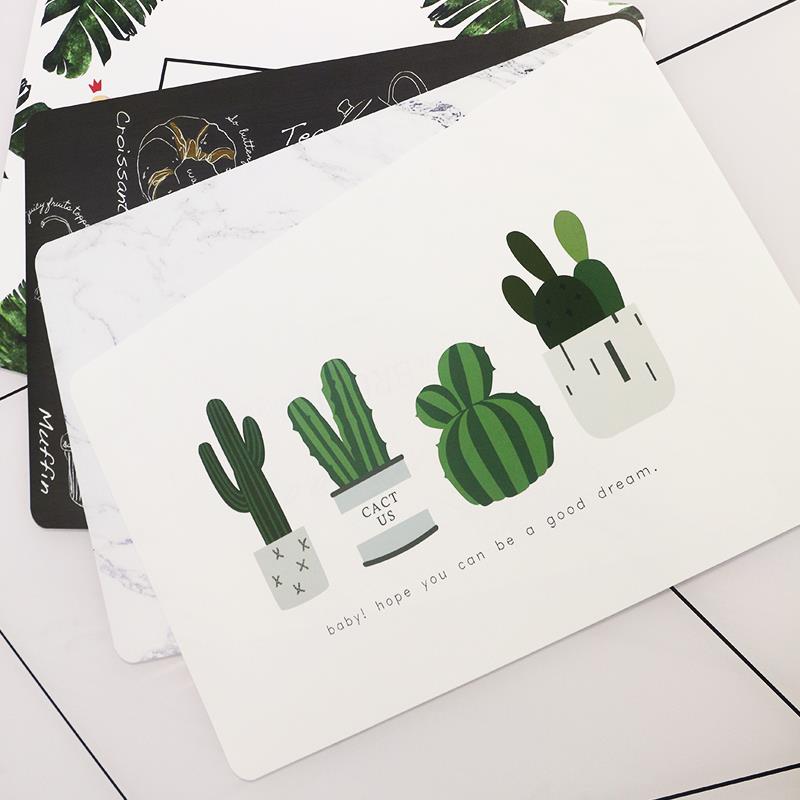 时尚北欧风餐桌垫隔热防烫防水西餐垫家用加厚隔热垫pvc防烫垫