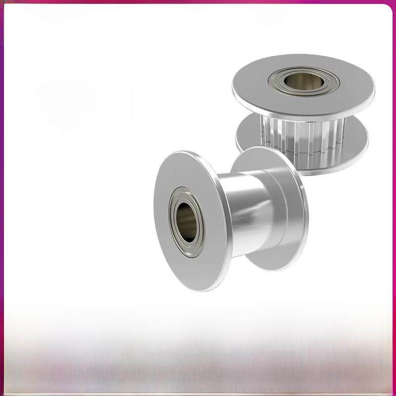 3D打印机2GT惰轮 同步带惰轮皮带轮H型被动滑轮16/20齿带宽6/10mm