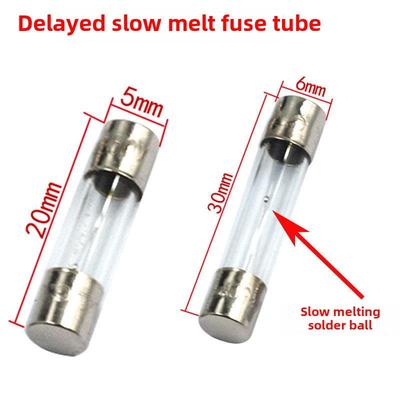 玻璃保险丝管 T1A/T3A/T5A/T8/T10AL250V 慢熔断延时微波炉音箱