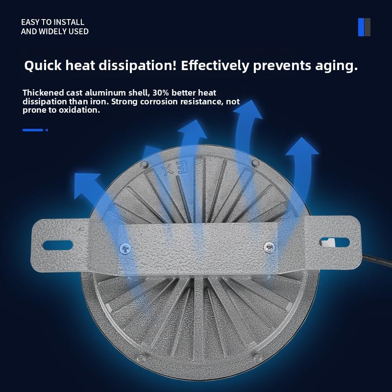led防爆型吸顶灯防水防尘防腐工厂仓库厂房车间加油站220V三防灯