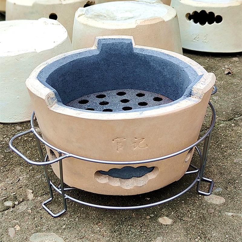 港式打边炉炭炉烧烤室内碳炉家用商用煲汤老式陶土红泥炉烤肉炉子